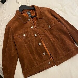 Vintage 100% suede jacket